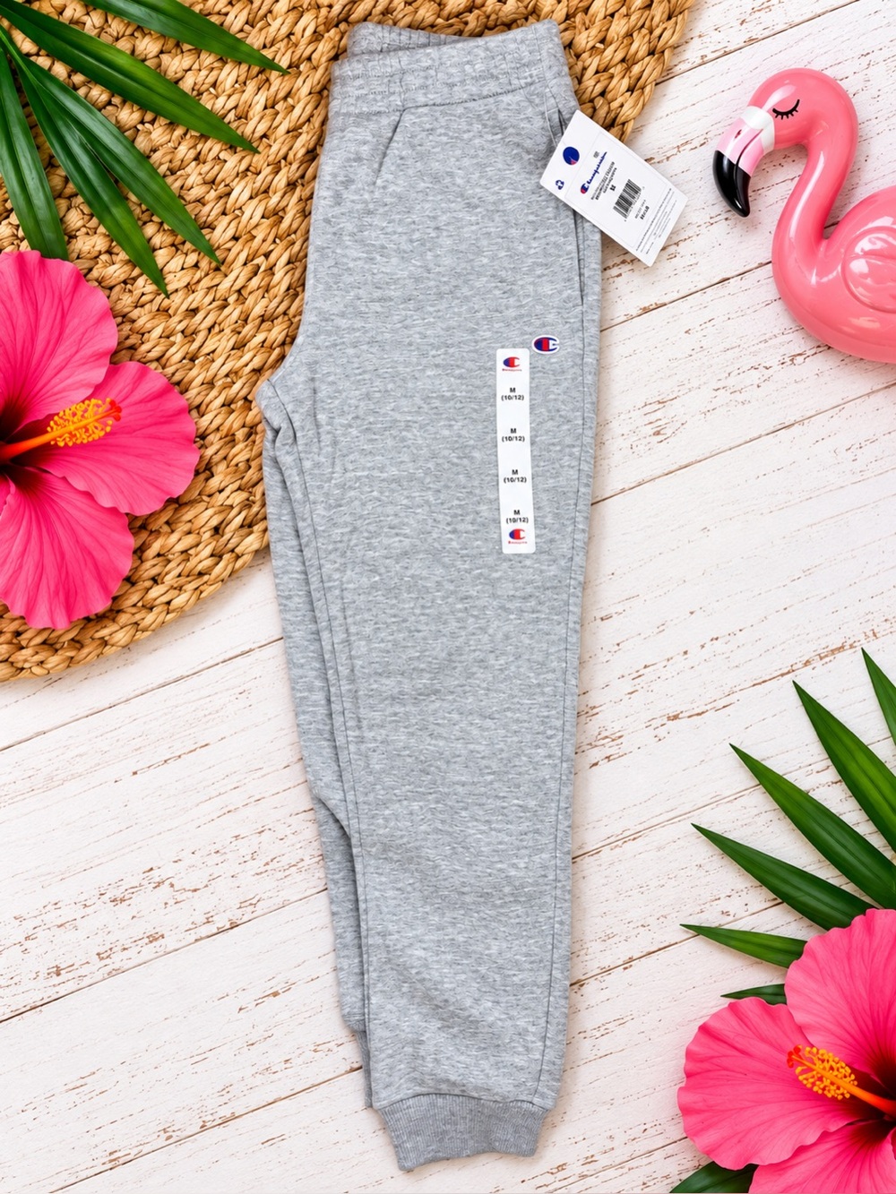 Champion Kids Light Gray Heather Jogger Sweatpants